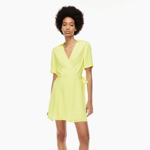 Aritizia Babaton Amira Chamomile Yellow Dress Medium NWT